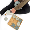 Load image into Gallery viewer, Silicone & Beechwood Tic Tac Toe