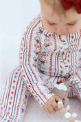 Load image into Gallery viewer, Candy Cane Lane Bamboo Zippy Pajamas