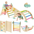 Load image into Gallery viewer, Tiny Land® 7-in-1 Rainbow Pikler Triangle Set