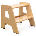 Load image into Gallery viewer, 2-Step Wooden Stool for Kids