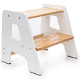 Load image into Gallery viewer, 2-Step Wooden Stool for Kids