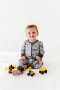 Load image into Gallery viewer, Bamboo One Piece Zip Pajama - Mason
