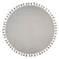 Load image into Gallery viewer, JOSEPHINE silver gray rug with tassels