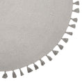 Load image into Gallery viewer, JOSEPHINE silver gray rug with tassels
