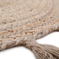 Load image into Gallery viewer, ELSE jute rug with pompoms