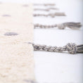 Load image into Gallery viewer, NÜMI Gray children's rug with dots