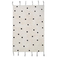 Load image into Gallery viewer, NÜMI Black children's rug with dots