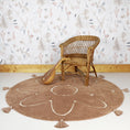 Load image into Gallery viewer, YVA bohemian children's rug with pompoms