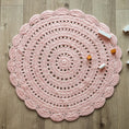 Load image into Gallery viewer, ALMA NUDE hand crochet children's rug
