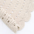 Load image into Gallery viewer, ALMA ECRU hand crochet children's rug