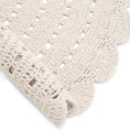 Load image into Gallery viewer, ALMA ECRU L hand crochet children's rug