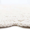 Load image into Gallery viewer, ALMA ECRU L hand crochet children's rug