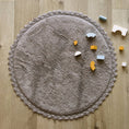 Load image into Gallery viewer, PERLA GRAY crochet finish rug