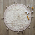 Load image into Gallery viewer, MALLEN round children's rug with polka dots