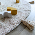 Load image into Gallery viewer, MALLEN round children's rug with polka dots