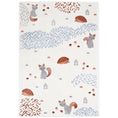 Load image into Gallery viewer, FOREST DREAM M children's rug with forest animals pattern