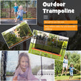 Load image into Gallery viewer, 8 x 14 Feet Rectangular Recreational Trampoline with Safety Enclosure Net and Ladder