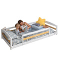 Load image into Gallery viewer, Twin Montessori Floor Bed with Safety Guardrails