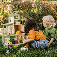 Load image into Gallery viewer, Tiny Land® Sweetwood Edge Dollhouse - Green & Pink