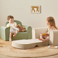 Load image into Gallery viewer, Tiny Land® GentleSnug Kid Chair - Beige White