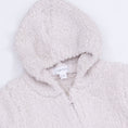 Load image into Gallery viewer, Chenille - Natural Hooded Romper