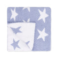 Load image into Gallery viewer, Chenille - Dusty Blue Star Blanket