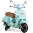 Load image into Gallery viewer, 12V Kids Electric Motorcycle Licensed VESPA with Music and Training Wheels