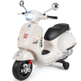 Load image into Gallery viewer, 12V Kids Electric Motorcycle Licensed VESPA with Music and Training Wheels