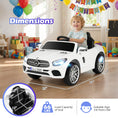 Load image into Gallery viewer, 12V Kids Ride on Car Licensed Mercedes-Benz with Remote and Music