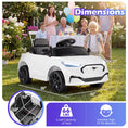 Load image into Gallery viewer, 12V Kids Ride on Car Licensed Ford Mach E with Parent Control and Horn