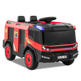 Load image into Gallery viewer, 12V Kids Ride on Fire Truck 2-Seater with Remote Control and Water Gun-Red