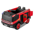 Load image into Gallery viewer, 12V Kids Ride on Fire Truck 2-Seater with Remote Control and Water Gun-Red