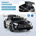 Load image into Gallery viewer, 12V Kids Ride-On Car Mercedes-AMG GT3 Licensed with Adjustable Speed