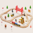Load image into Gallery viewer, Tiny Land® Wooden Train Set for Children