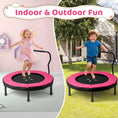 Load image into Gallery viewer, 40 Inch Trampoline for Kids Indoor Outdoor Fitness Trampoline