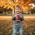 Load image into Gallery viewer, Max and Pippa | Toddler Football Polo Long Sleeve Shirt