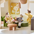 Load image into Gallery viewer, Tiny Land® Sweetwood Edge Dollhouse - Green & Pink