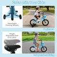 Load image into Gallery viewer, 12/14/16 Inch Kids Bike with Training Wheels and Basket Navy Color