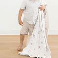 Load image into Gallery viewer, MINKY STRETCH RECEIVING BLANKETS