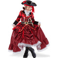 Load image into Gallery viewer, Red Pirate Princess Deluxe Costume