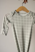 Load image into Gallery viewer, Bamboo Knotted Gown | Foggy Grid