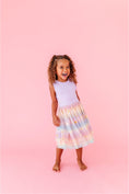 Load image into Gallery viewer, PREORDER! Bamboo Tulle Dress - Rainbow Ombre Twinkle