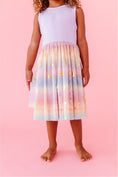 Load image into Gallery viewer, PREORDER! Bamboo Tulle Dress - Rainbow Ombre Twinkle