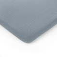 Load image into Gallery viewer, Muslin Fitted Bassinet Crib Sheet