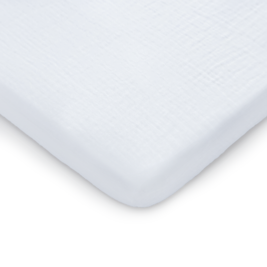 Muslin Fitted Bassinet Crib Sheet