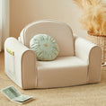 Load image into Gallery viewer, Tiny Land® GentleSnug Kid Chair - Beige White