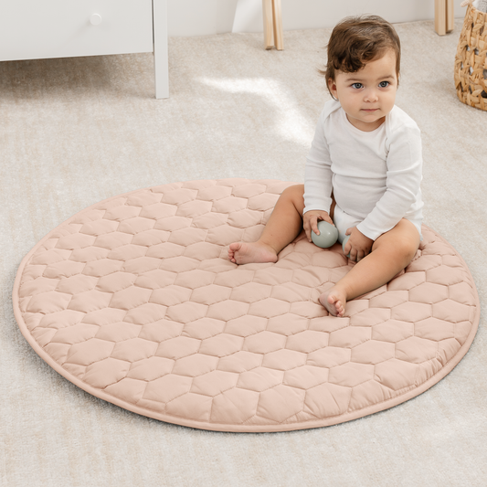 Play Mat with Non-Slip Bottom in Blush