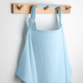 Load image into Gallery viewer, Muslin Nursing Cover, Pack of 1 in Sky Blue