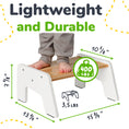 Load image into Gallery viewer, 1-Step Wooden Stool for Kids