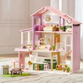 Load image into Gallery viewer, Tiny Land® Sweetwood Edge Dollhouse - Green & Pink